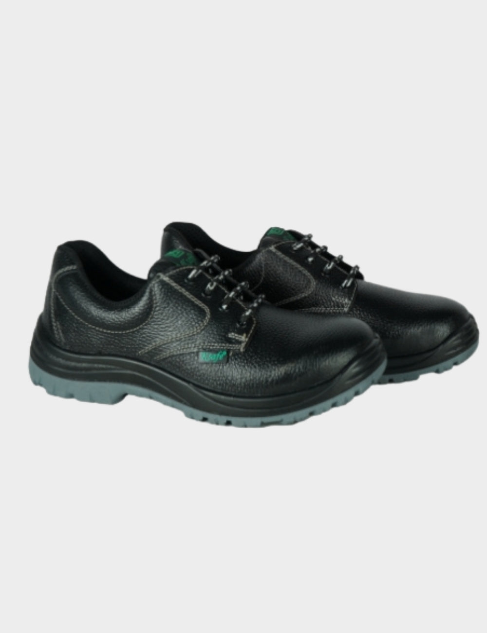 IronWalk Black Leather Heavy Duty Steel Toe Safety Shoes