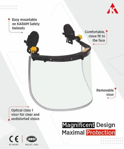 Helmet Attachable Face Shield for Karam Helmets|Karam ES51