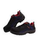 Blue Sporty Safety Shoes with Fiber Toe|Karam FS204 (FWSAMN)
