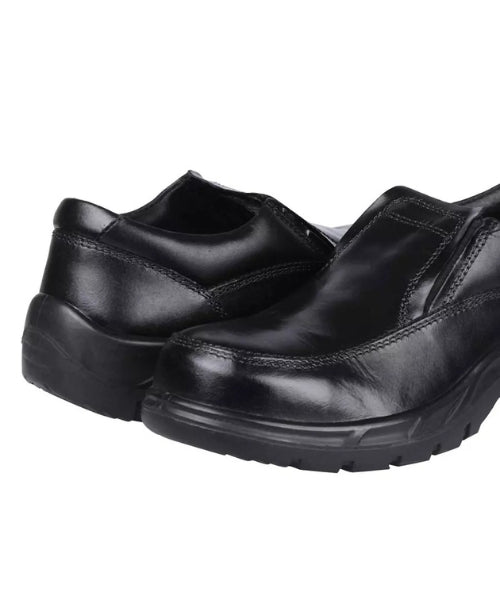 Black Executive Type Slip-On Safety Shoes with Fiber Toe|Karam FS73BL (FKSAMN)