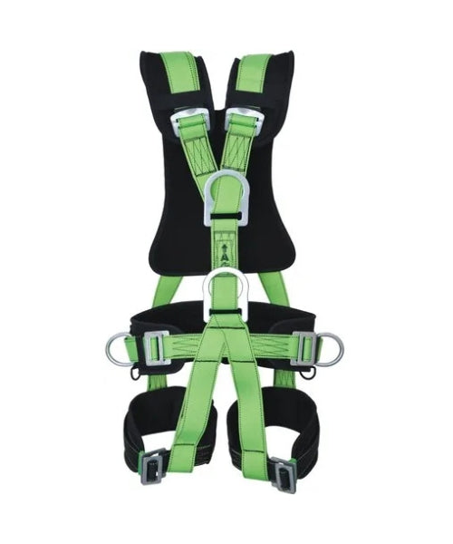 Tower and Rescue Harness with Double Poluamide Lanyard with Hooks | Karam PN56(PN351)(000_131)(2.0M)