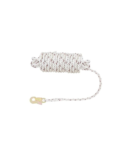 50 metre 14mm Polyamide Semi Static Rope Anchorage Line with Hook | Karam PN950(14MM)(121)