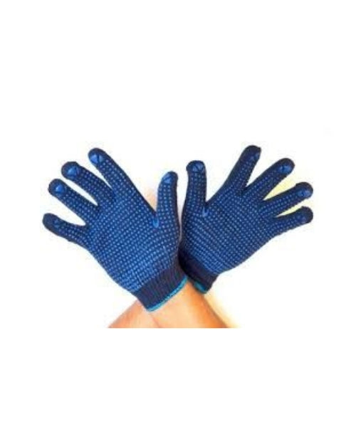 Single Side PVC Dotted Cotton Hand Gloves | KNSD