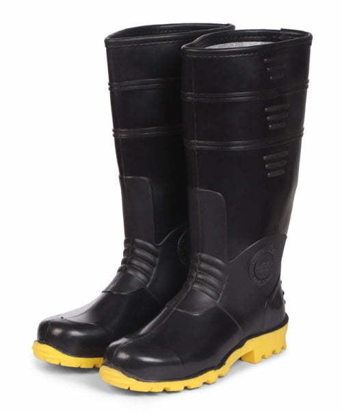 PVC Yellow Sole Wellington Gum Boots