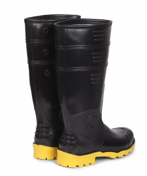 PVC Yellow Sole Wellington Gum Boots