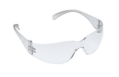 3M 11850 Virtua IN Unisex Clear Protective Eyewear with Blue Temples