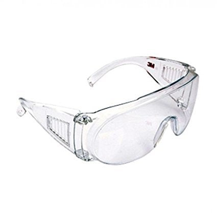 3M 1611 Visitor Protective Clear Eyewear, Antiscratch