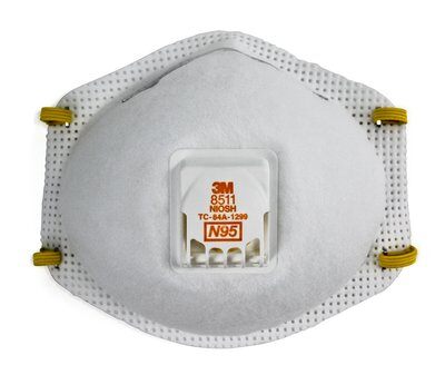 3M 8511 N95 Valved Particulate Respirator