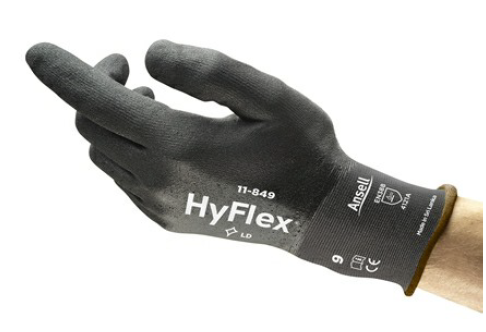 Ansell 11-849 Hyflex Nitrile Coated Gloves