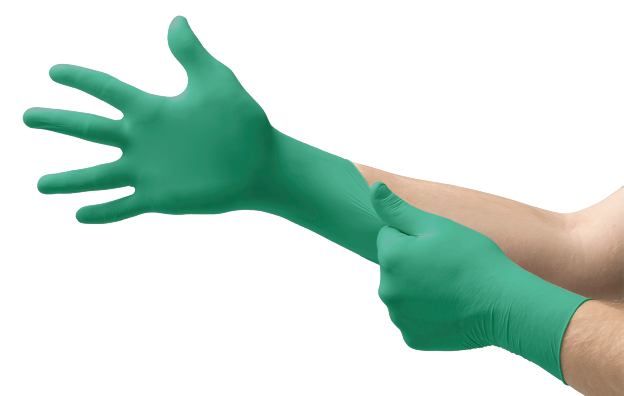 Ansell 92-600 TouchnTuff Disposable Nitrile Gloves (Pack of 100)