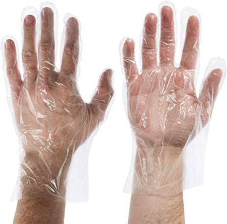 Polythene Clear Gloves (Pack of 100) (DGLD)