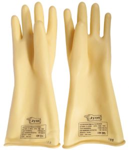 Jyot Rubber Insulating Seamless Gloves 33kV (EGJYO33)