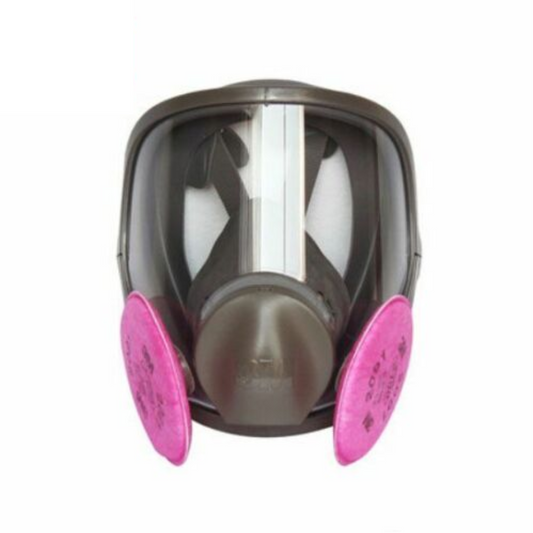 3M 6800 Full Face Respirator with a pair of 2091 P100 Particulate Filters