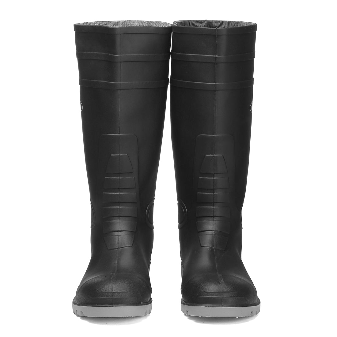 Vaultex Black PVC Super Safety Gum Boots with Steel Toe (ISI Marked)
