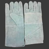 Leather Gloves with Double Palm for Welding (LGJHE)