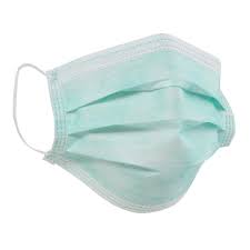 2 Ply Surgical Face Mask with Earloops and Nose Clip (Pack of 50)